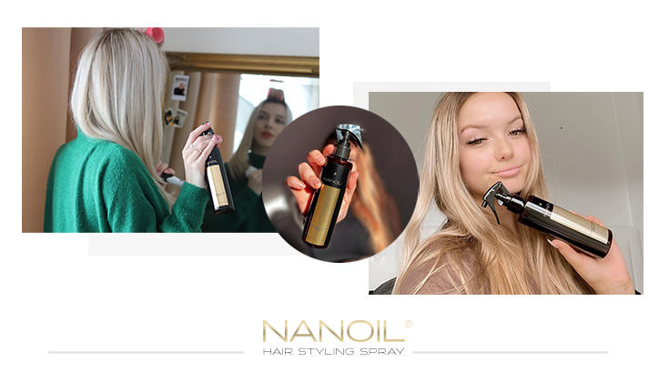 Nanoil spray do utrwalenia fryzury