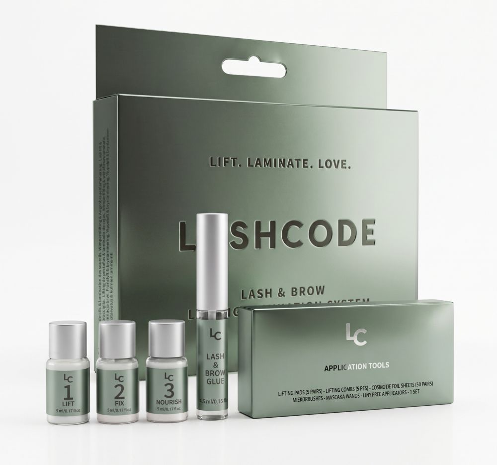 lashcode zestaw do laminacji rzęs i brwi